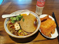 虾仁鳝丝面-爱家面馆(常州总店)