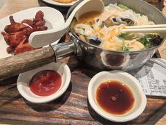 元气鸡腿胡椒鸡汤粉-小满手工粉(北京富力广场店)