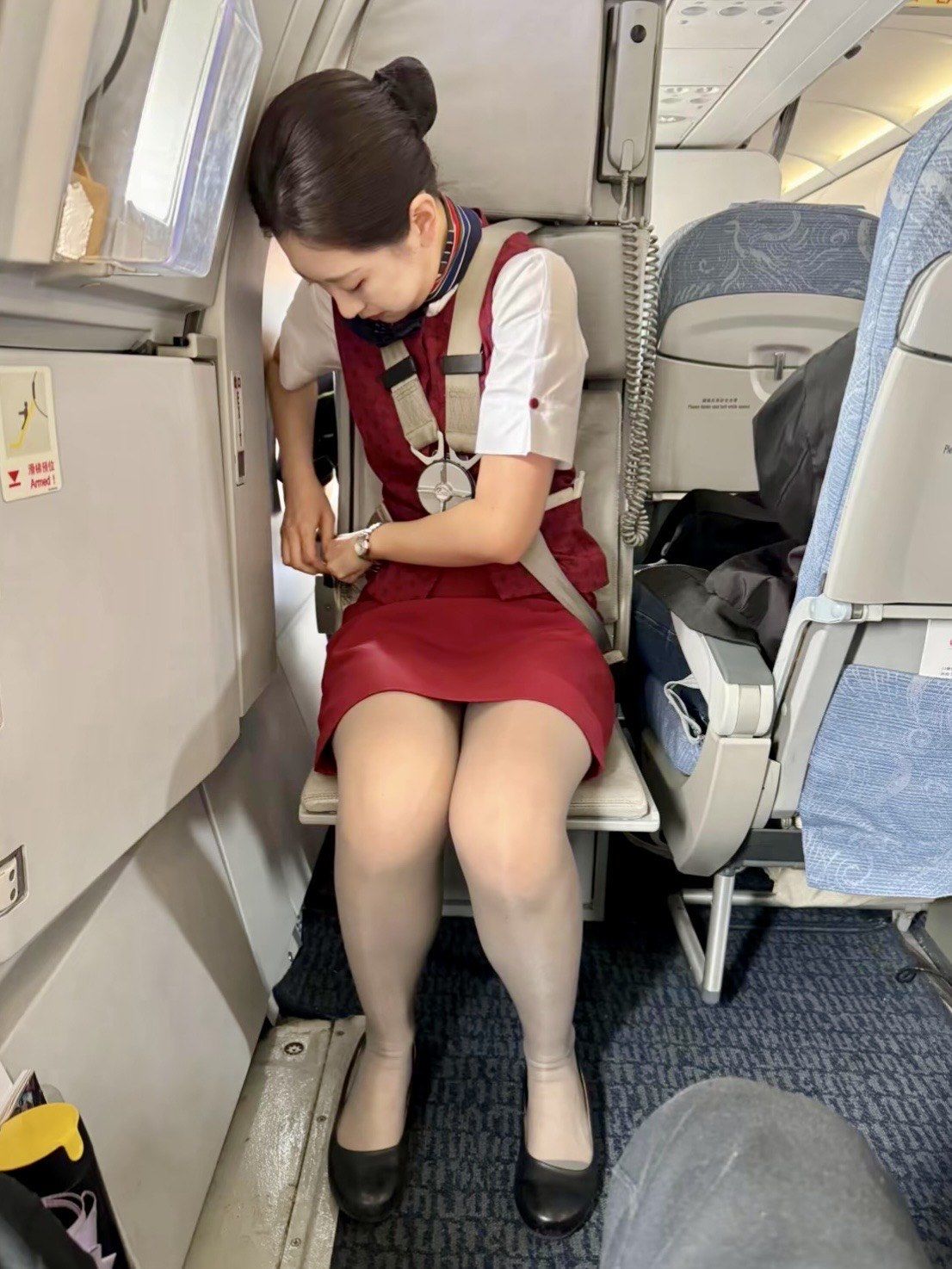 空姐也挺辛苦的