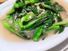 白灼广东菜心-柒园·三十年创意杭帮菜(龙湖滨江天街店)