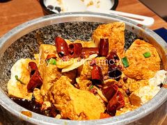 油泼孜然豆腐-耶里夏丽·丝路新疆菜·清真食品(徐汇南丹东路臻选店)