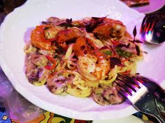 青虾白酱奶油意面-LESCEDARS Brasserie Bistro香柏树