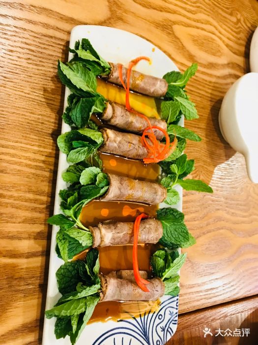 云海肴云南菜(正大广场店)薄荷牛肉卷图片 - 第1921张