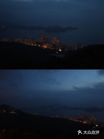 步行环太平山顶 观香港岛不同风景️