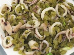 章鱼炒雪菜-阳光海鲜大排档