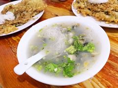 蚵仔线面-建国蚵煎蚵面