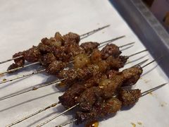秦川黄牛招牌烤肉筋-叁宝烧烤 西安烧烤 领跑品牌(学府路店)