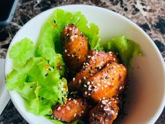 黑白芝麻鸡翅-Lets burger非常汉堡·环球风味(蓝色港湾店)