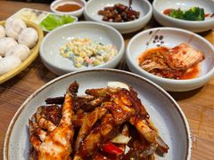 -草家酱蟹炭火烤肉店(珲春南路一店)