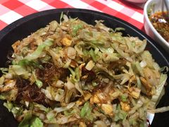 铁板包菜炒粉丝-西贝莜面村