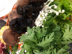 菌疏拼盘-马一洒开锅羊肉清真餐厅(京汉店)