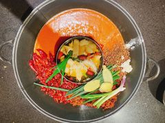 鸳鸯锅底-捞锅坝子老火锅(汽博中心店)