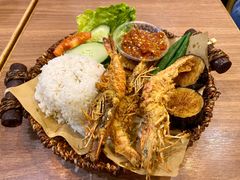 炸虎蝦飯-班兰叶印尼美食