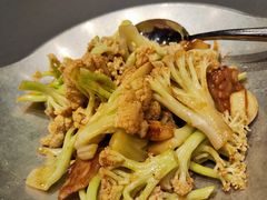 干锅有机菜花-渔家灯火(明湖店)