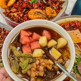 吃完水煮鱼回家，被夸了一路～