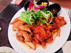 炸鸡拼盘-机器人火炉披萨(爱琴海店)