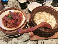 石锅鸡汤豆腐-绿茶餐厅(光谷世界城步行街店)