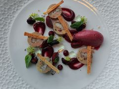 鸭肝冻与竹荚鱼-翡翠36餐厅(浦东香格里拉店)