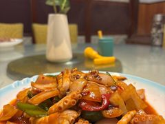 酱爆八爪鱼-吕四渔港码头海鲜餐厅