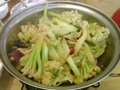干锅有机花菜-乌镇那一年小院主题餐厅(甘泉西路店)