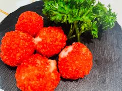 荔枝虾球-牛人日志·鲜牛肉骨汤火锅(万科里瑧店)