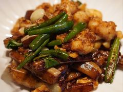 杭椒龙虾炒白茄-杭州西子湖四季酒店·金沙厅