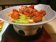 蒜香蜜汁排骨-绿茶餐厅(成都大悦城店)