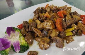 Braised Beef Cubes with Mushrooms