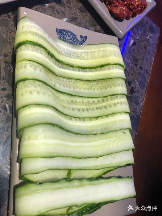 潮胖老火锅(洪崖洞店)黄瓜片图片