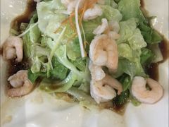 鲜虾油淋洋白菜-良师门滨海人家·海鲜·家常菜(滨海城店)