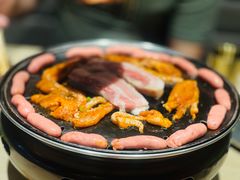 -明洞阿姨·韩式酱蟹烤肉·创意料理(三元桥店)