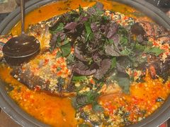 紫苏蒜香味烤鱼-炭舍干锅·烤鱼(扬名广场店)