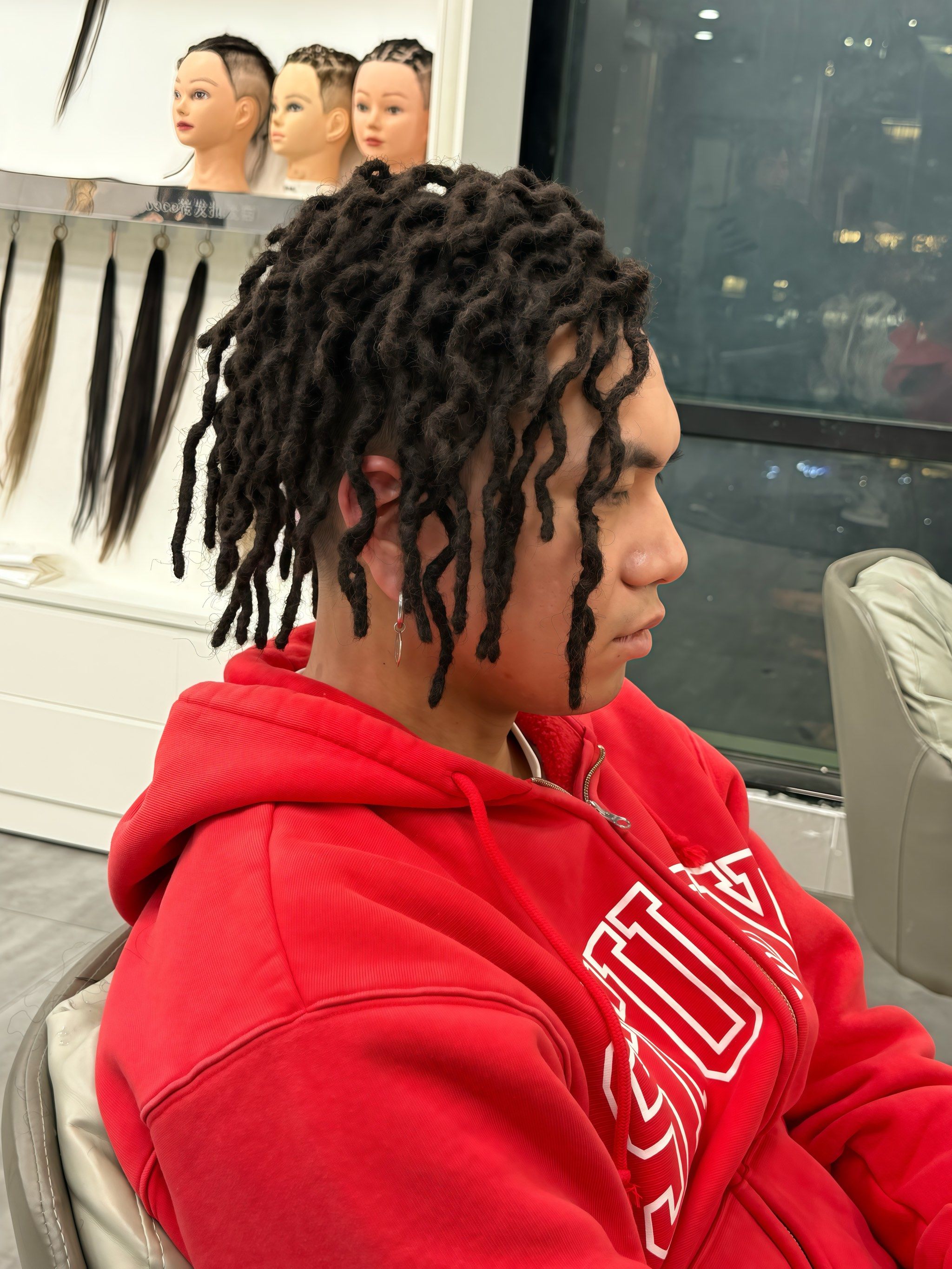 女脏辫编发师 美式脏辫