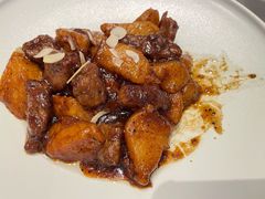 年糕牛肉粒-小厨娘淮扬菜(六合欢乐港店)