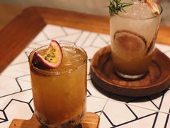 百香果青柠气泡水-懒鱼时光馆(沙坪坝店)
