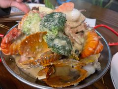 手抓海鲜蒜香奶油味-仓库南洋海鲜小排档(柳河路店)