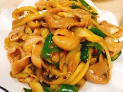 酸菜炒大肠-苏记农家菜馆