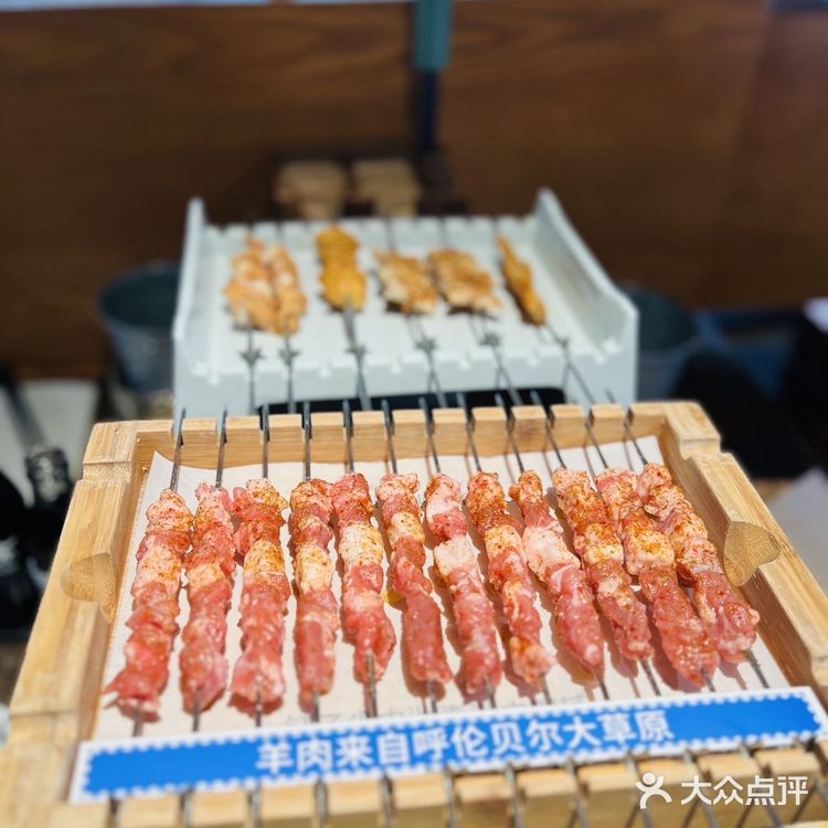 排队都要吃的羊肉串！来自呼伦贝尔的羊肉！