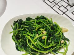 蒜蓉炒番薯叶-强记海鲜·大排档(蛇口新街店)