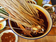 -拈签一笑黄牛肉辣卤串串