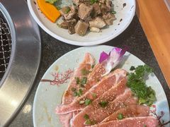 雪龙和牛牛皱胃-梦山水日本烧肉(五四广场店)
