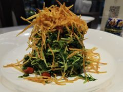 巧拌豆苗-四季民福烤鸭店(王府井灯市口店)