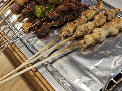 藤椒鸡肉串-烤满分·东北烧烤(首经贸店)