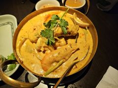 咖喱椰奶海鲜锅-大头虾越式风味餐厅(光明广场店)