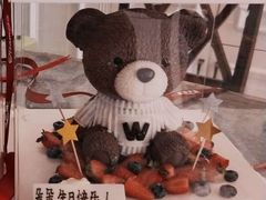 立体巧克力慕斯蛋糕熊宝宝-提拉米酥(国购广场店)