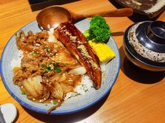 牛肉鳗蒲烧双拼饭-渔寿司·日本料理(艾尚天地店)