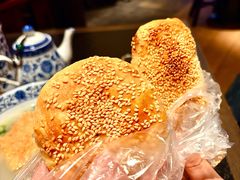 鸭油酥饼-小潘记鸭血粉丝汤