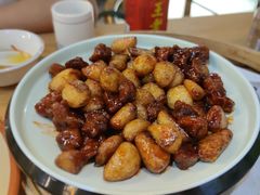 黑蒜子牛肉粒-陈傻子餐厅(世纪都会店)