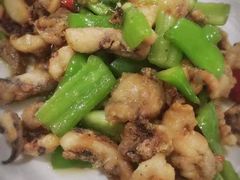 干煸鱿鱼-满口香饭店