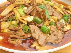 肝腰合炒-柏合黄记豆腐皮饭店